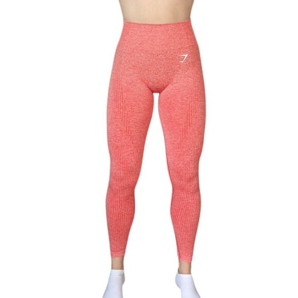 Gymshark Coral Vital Seamless Leggings Women Size Small - Picture 1 of 6
